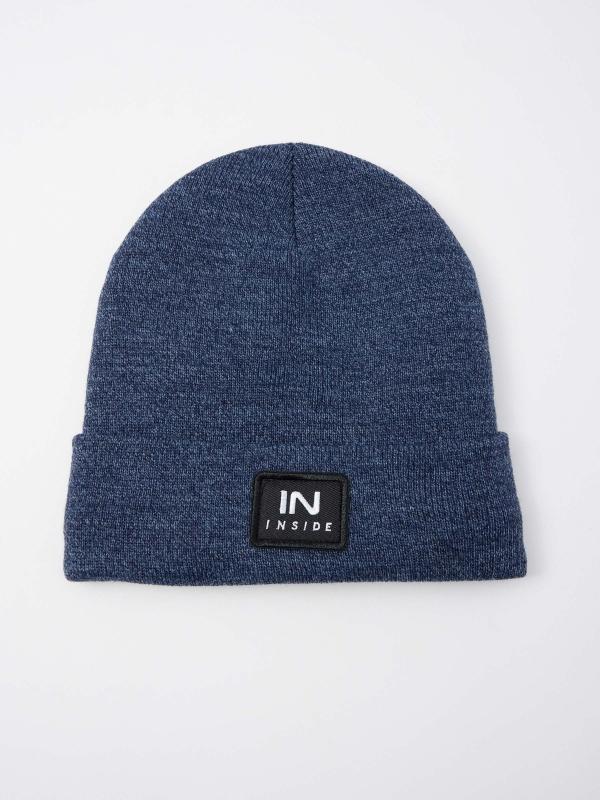 In side Gorro azul forro polar