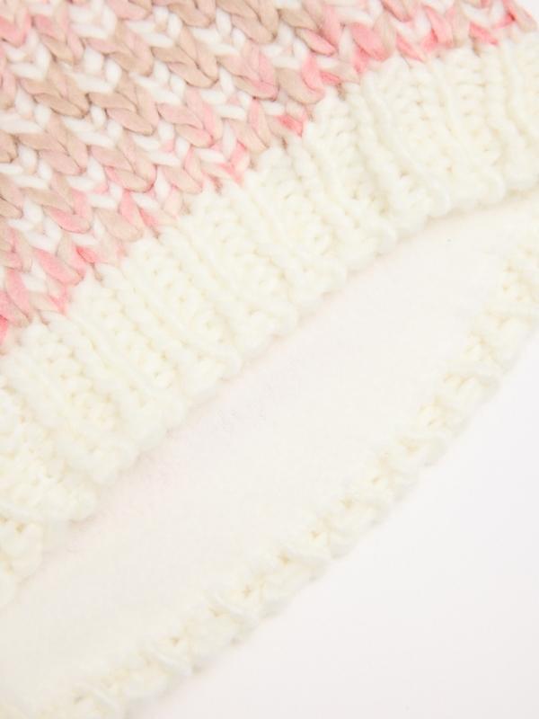 In Side Gorro Pompón Multicolor Nude