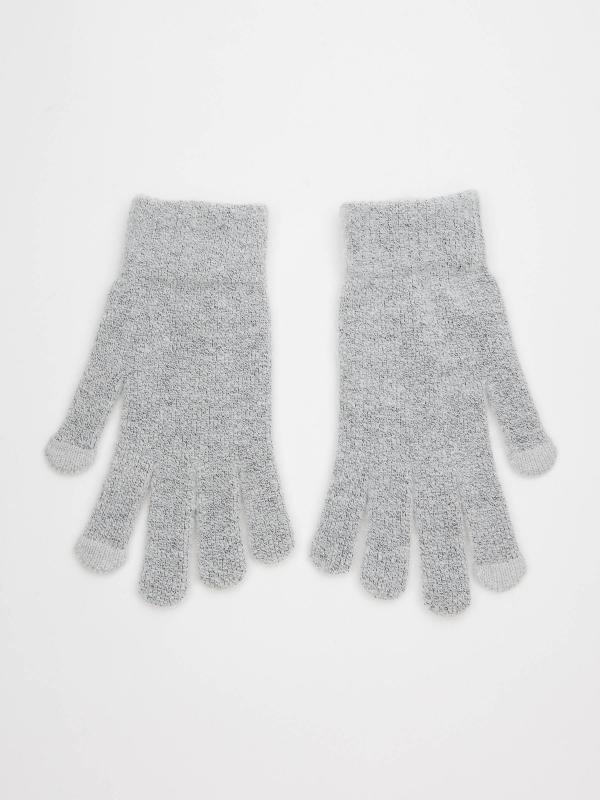 In side Guantes gris touchscreen
