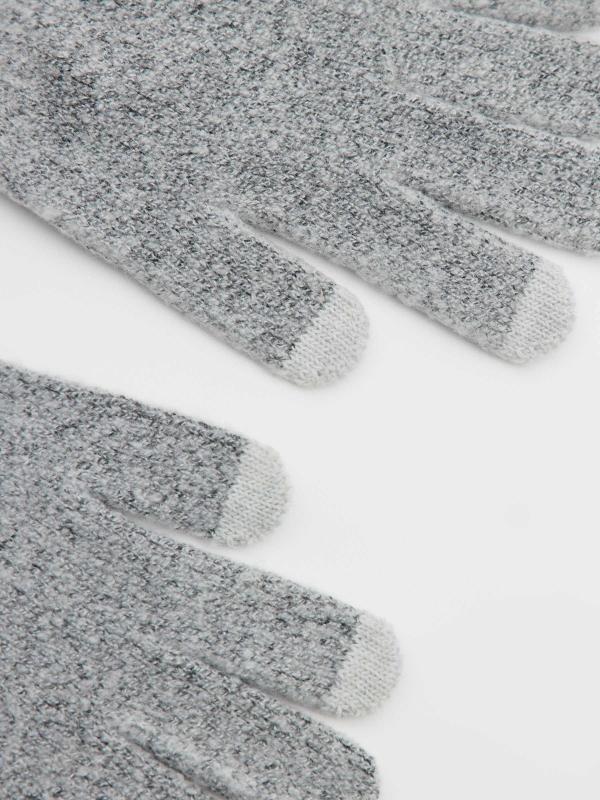 In Side Guantes Touchscreen Gris