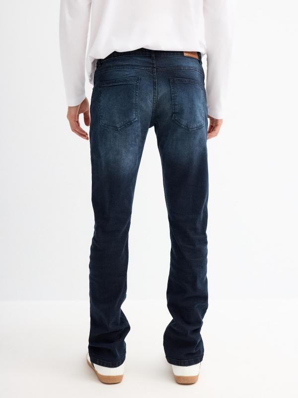 In Side Jeans Básicos Denim Oscuros