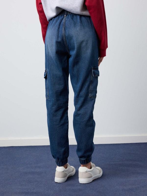 In Side Jeans Mom Cargo Denim