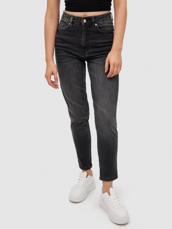 In Side Jeans Mom Slim Básicos Hihg Rise