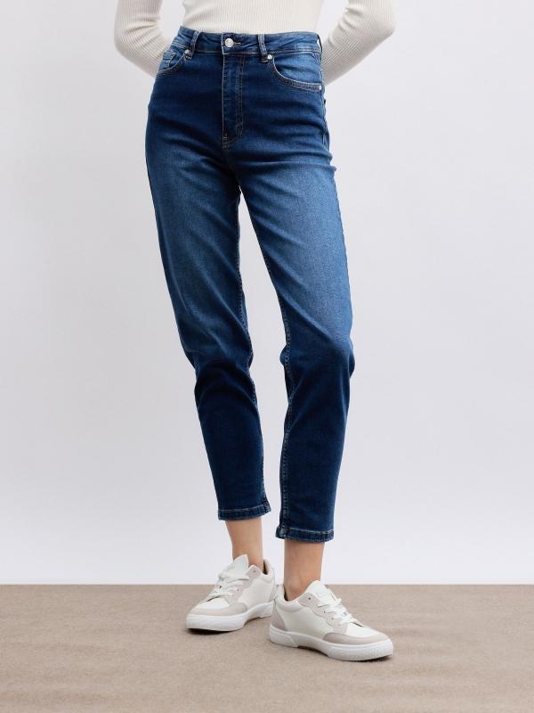 In Side Jeans Mom Slim Denim Modernos