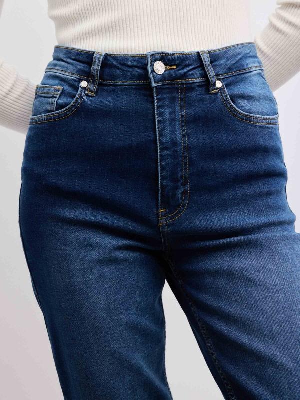 In Side Jeans Mom Slim Denim Modernos