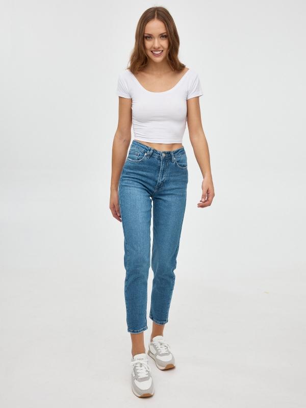 In side Jeans mom slim