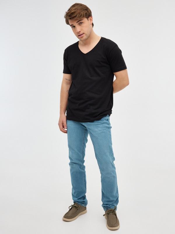 In Side Jeans Regular Azul Claro