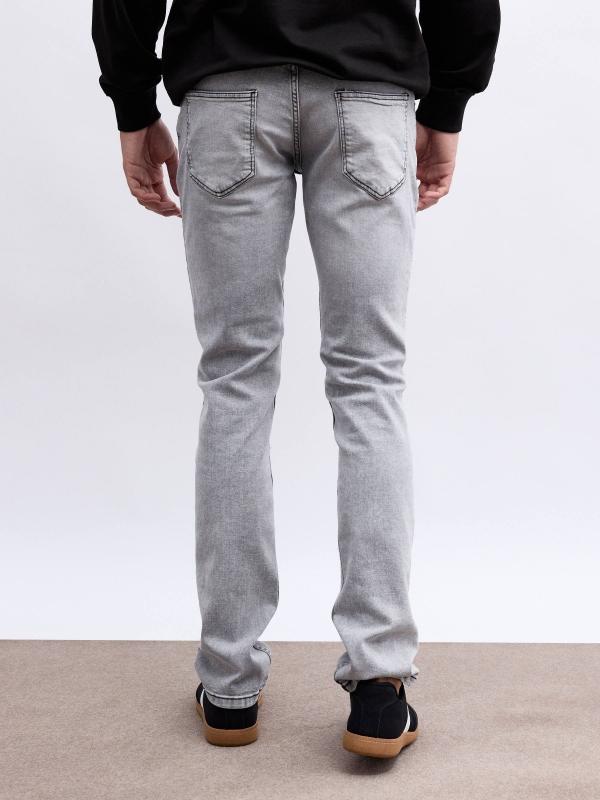 In Side Jeans Regular Denim Gris