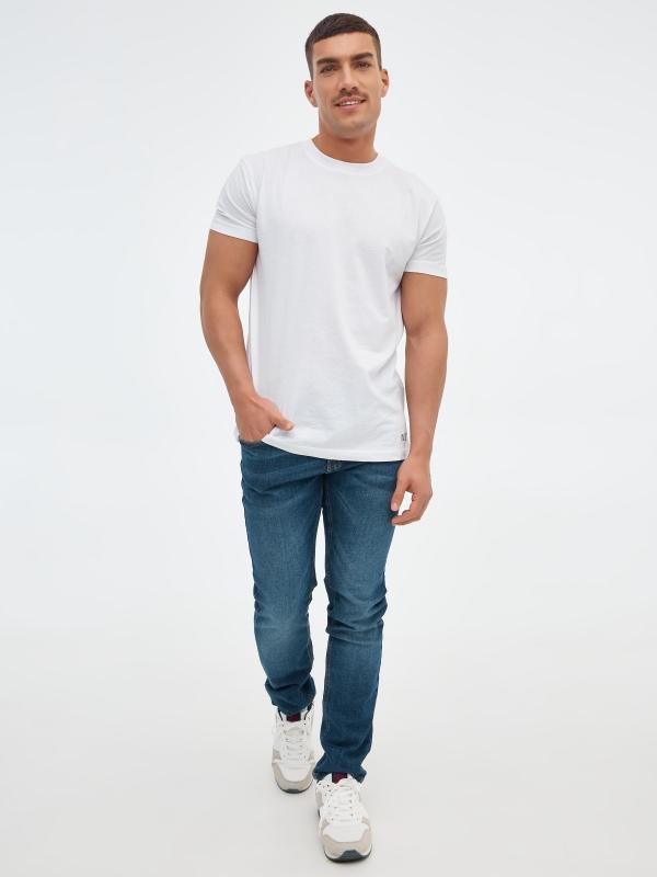 In side Jeans regular tejido denim