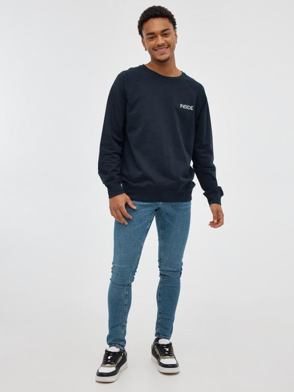 In side Jeans skinny azul