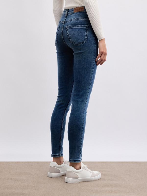 In Side Jeans Skinny Básicos Azul
