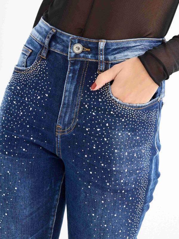 In Side Jeans Skinny Con Brillo