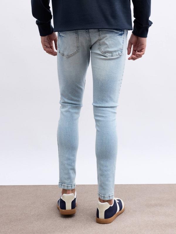 In Side Jeans Skinny Denim Claro
