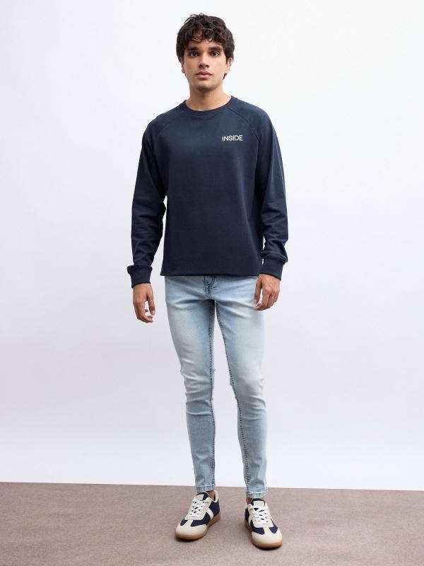 In side Jeans skinny denim claro