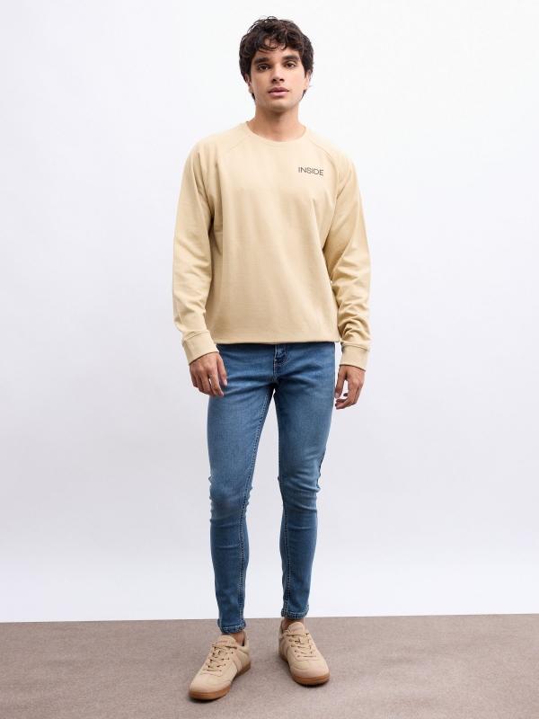 In side Jeans skinny desgastados