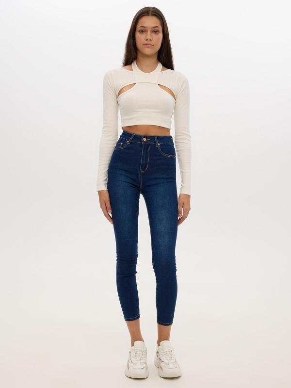 In side Jeans skinny high rise