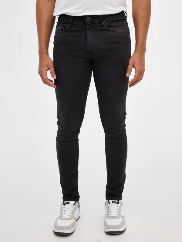 In Side Jeans Skinny Negros