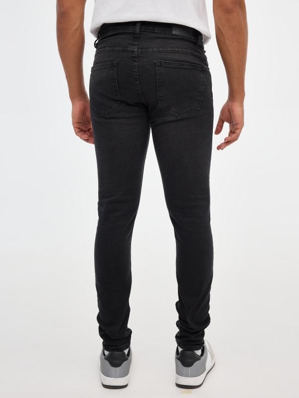 In Side Jeans Skinny Negros