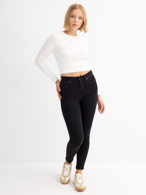 In side Jeans skinny negros push up