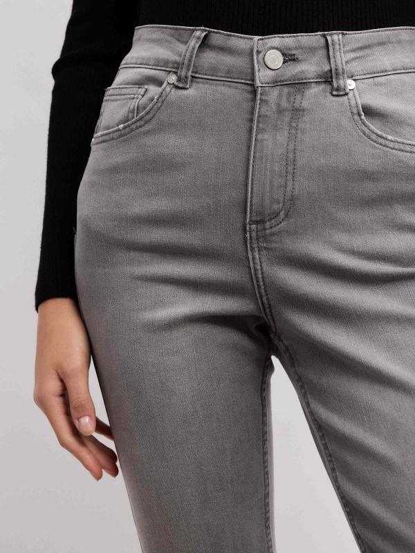 In Side Jeans Skinny Push Up Tiro Medio