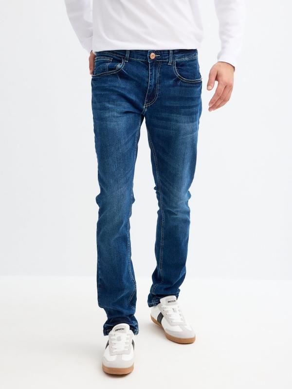 In Side Jeans Slim Azul