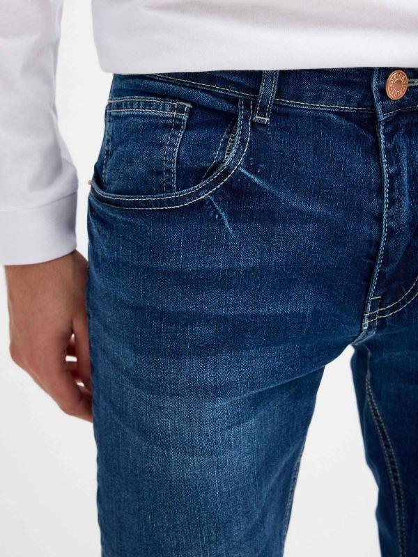 In Side Jeans Slim Azul