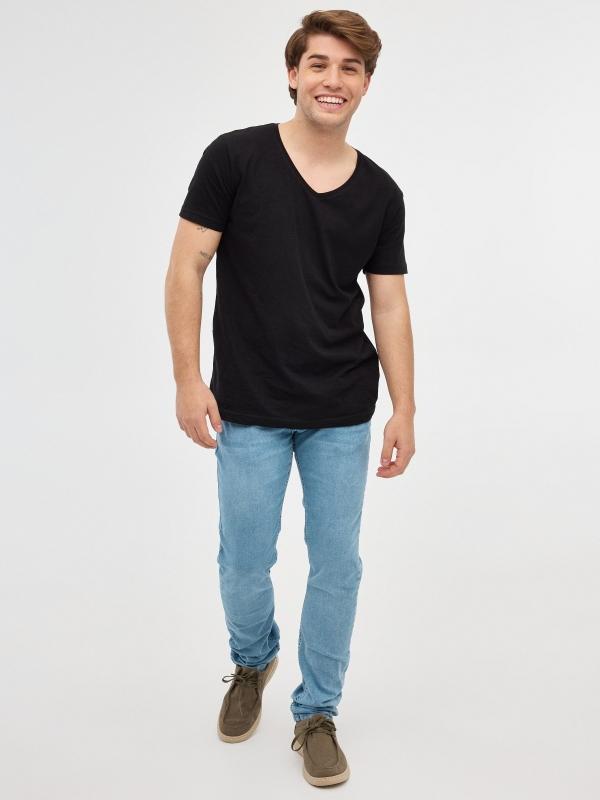 In side Jeans Slim azul