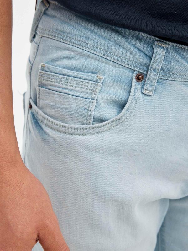 In Side Jeans Slim Azul Claro