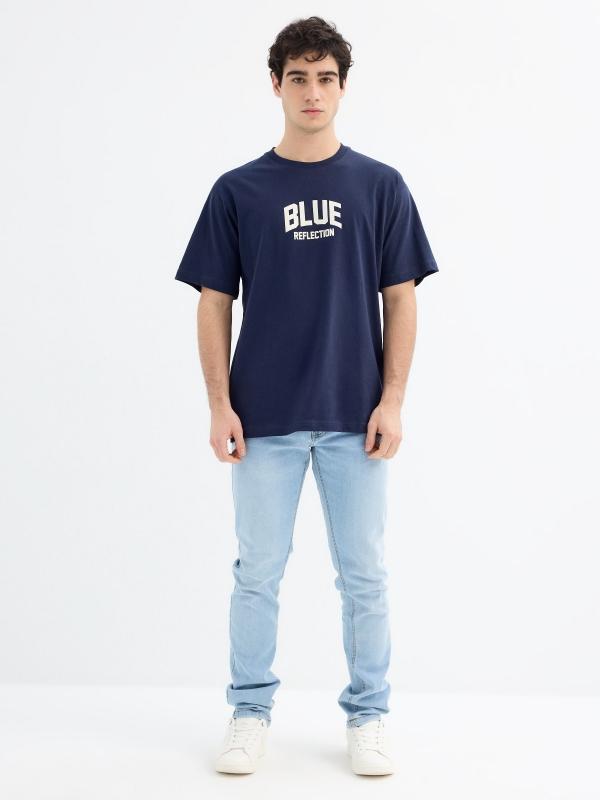 In side Jeans slim azul