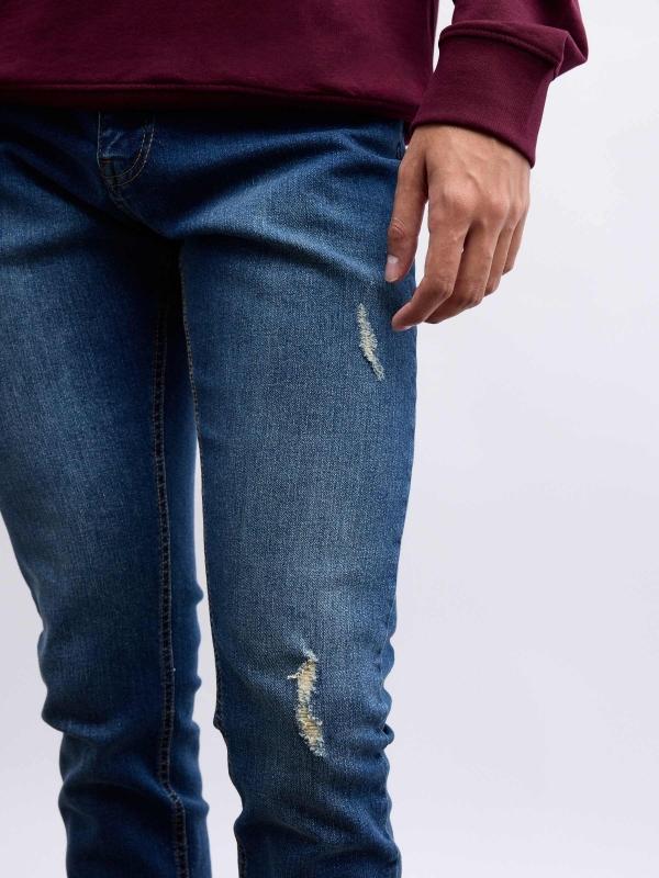 In Side Jeans Slim Básicos Denim