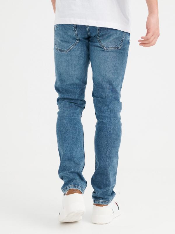 In Side Jeans Slim Lavado Cinco Bolsillos