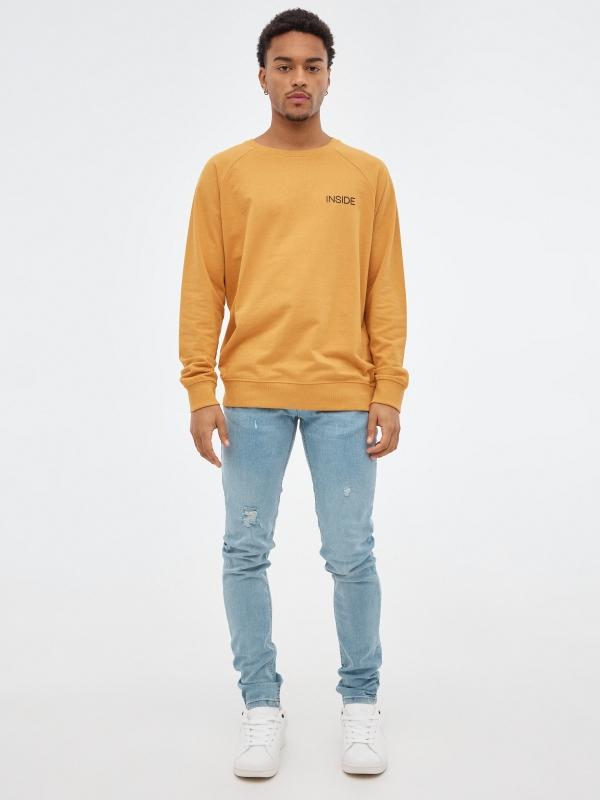 In side Jeans Super Slim azul claro