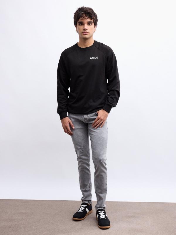 In side Jeans super slim gris