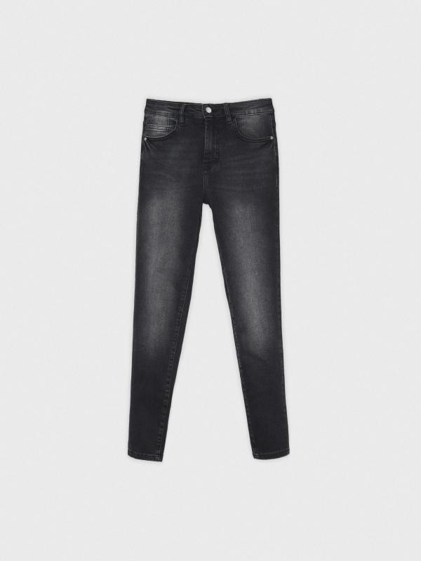 In Side Jenas Skinny Tiro Medio Básicos