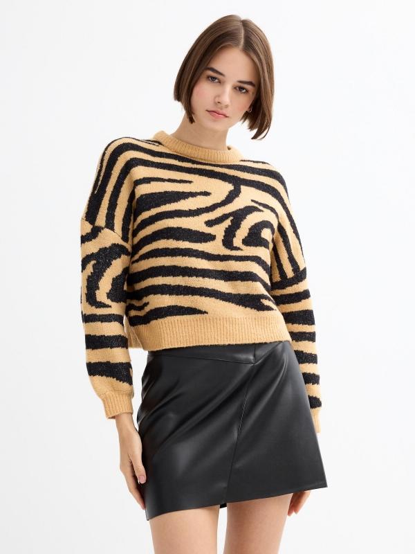 In side Jersey animal print