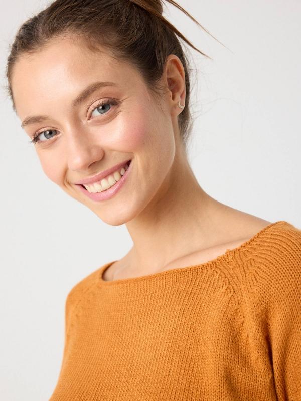 In Side Jersey Básico De Cuello Redondo