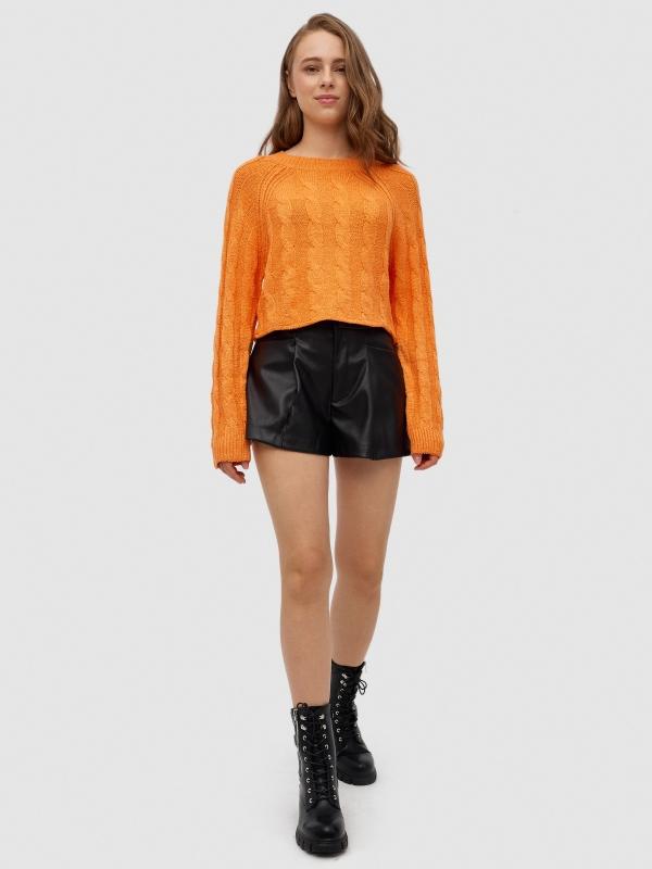 In Side Jersey Crop De Ochos