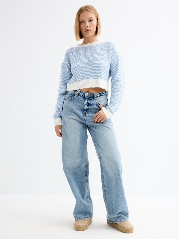 In Side Jersey De Punto Jacquard