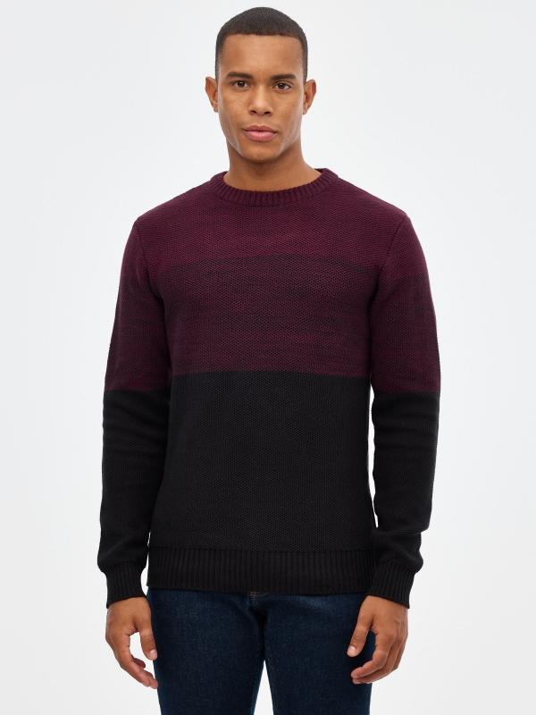 In side Jersey de torzal color block