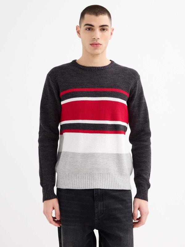 In side Jersey estampado rayas