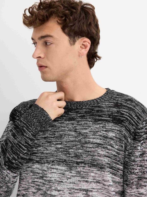 In Side Jersey Jaspeado Color Block