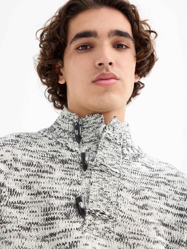 In Side Jersey Jaspeado Cuello Alto