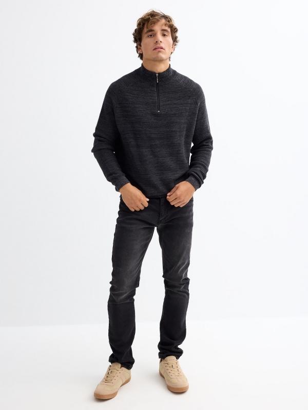 In Side Jersey Jaspeado Semicerrado