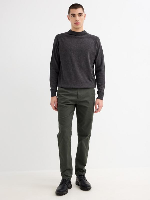 In Side Jersey Liso Cuello Redondo