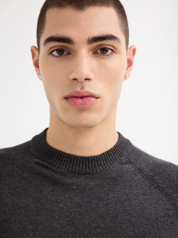 In Side Jersey Liso Cuello Redondo