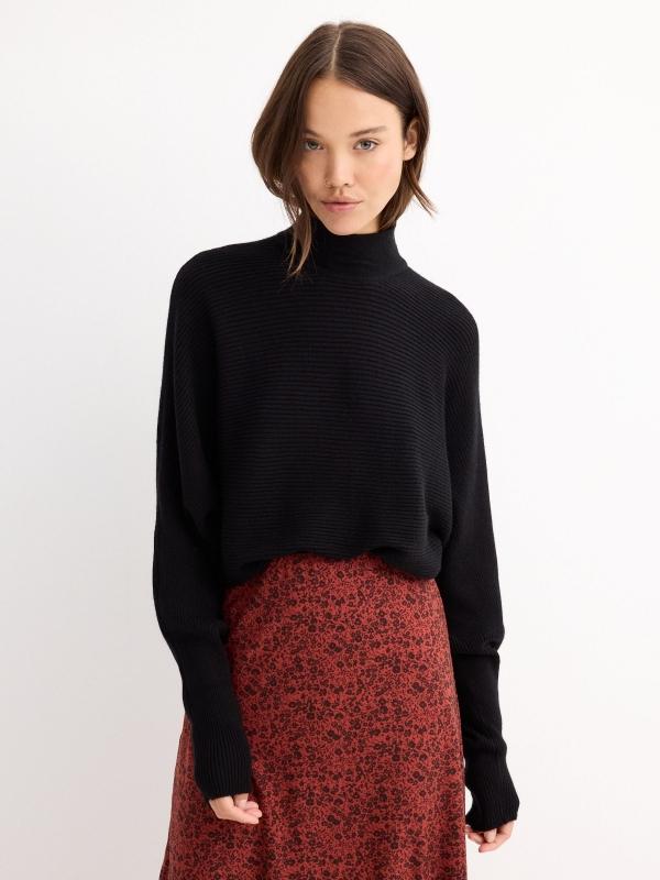 In side Jersey negro manga globo