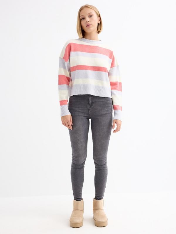 In Side Jersey Perkins Oversize Rayas