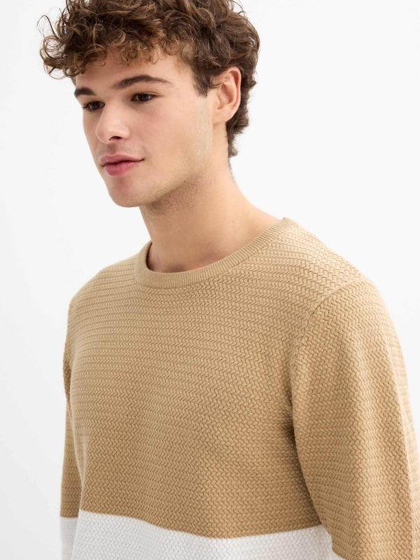 In Side Jersey Punto Rayas