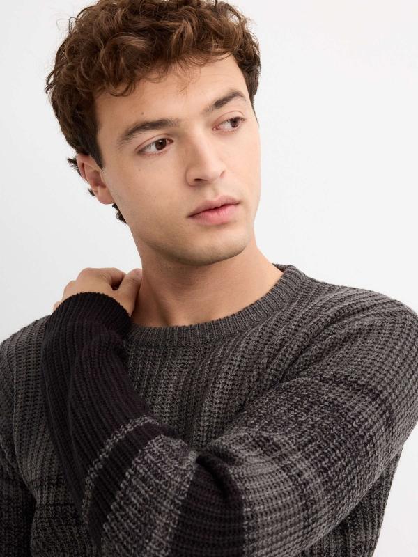 In Side Jersey Rayas En Contraste