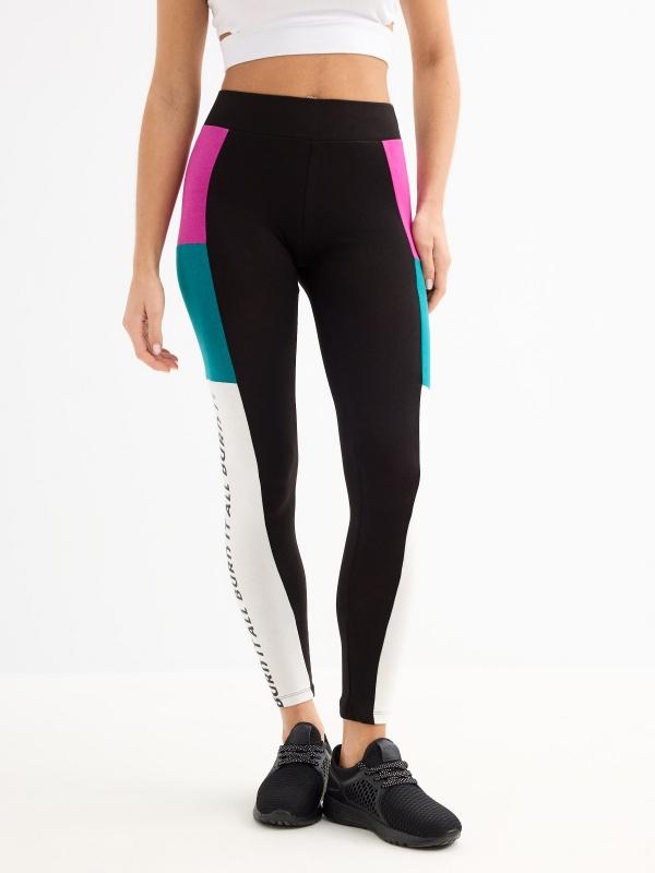 In Side Leegins Color Block